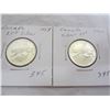 Image 1 : Lot  of 2 Silver 1967 Lynx Quarters