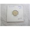 Image 1 : Silver Canadian 1880 Five Cent Piece