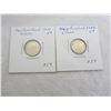 Image 1 : Two Newfoundland Silver Five Cents 1941 and 1942