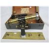 Image 4 : 1910 circa Bausch and Lomb Plane Table Alidade Level and Case Very Decent