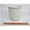 Image 1 : White One Gallon Crock marked Hall no damage