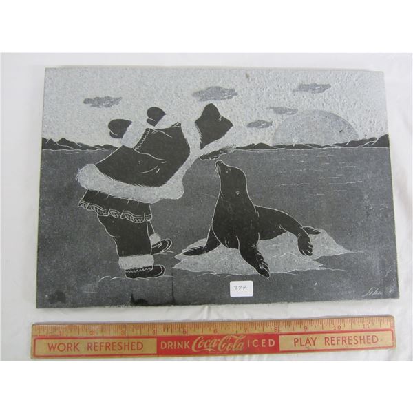 Eskimo Sone Art Work signed Siku