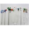 Image 2 : Ten Glass Swizzel Sticks with different Animals ,Flowers ect