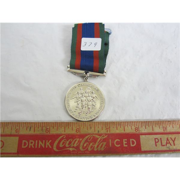 Canadian WW2 Voluntary Service Medal .925 Sterling Silver