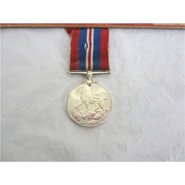 Canadian WW2 War Medal .800 Silver