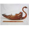 Image 2 : Large 18 inch Chalet style Swan Glass Bowl no damage