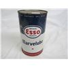 Image 1 : Vintage Imperial Esso Marvelube  oil can full