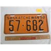 Image 1 : 1950 Saskatchewan License Plate