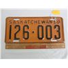 Image 1 : 1950 Saskatchewan License Plate