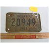 Image 1 : 1983 Motocycle Plate