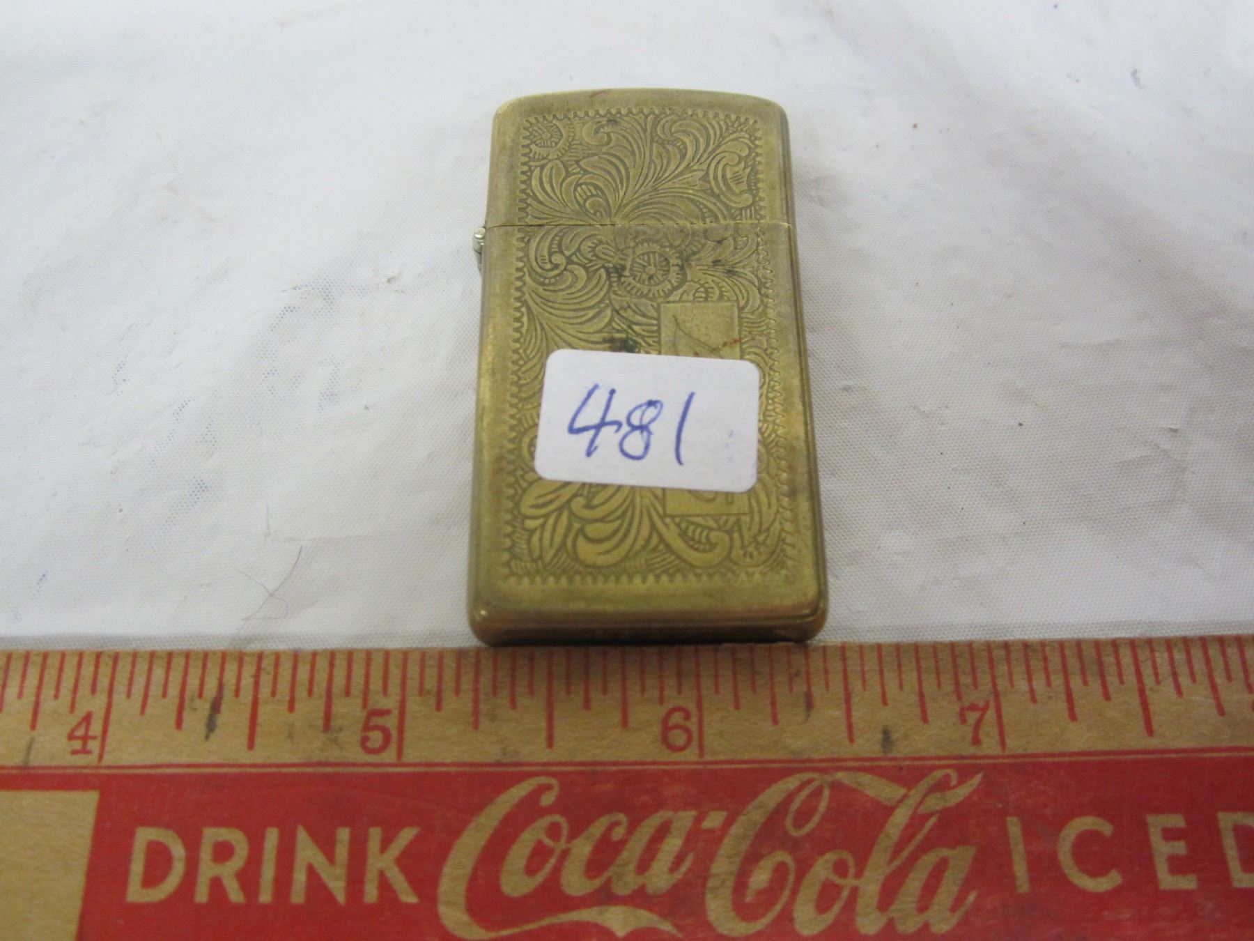 Vintage Brass Zippo Lighter Schmalz Auctions