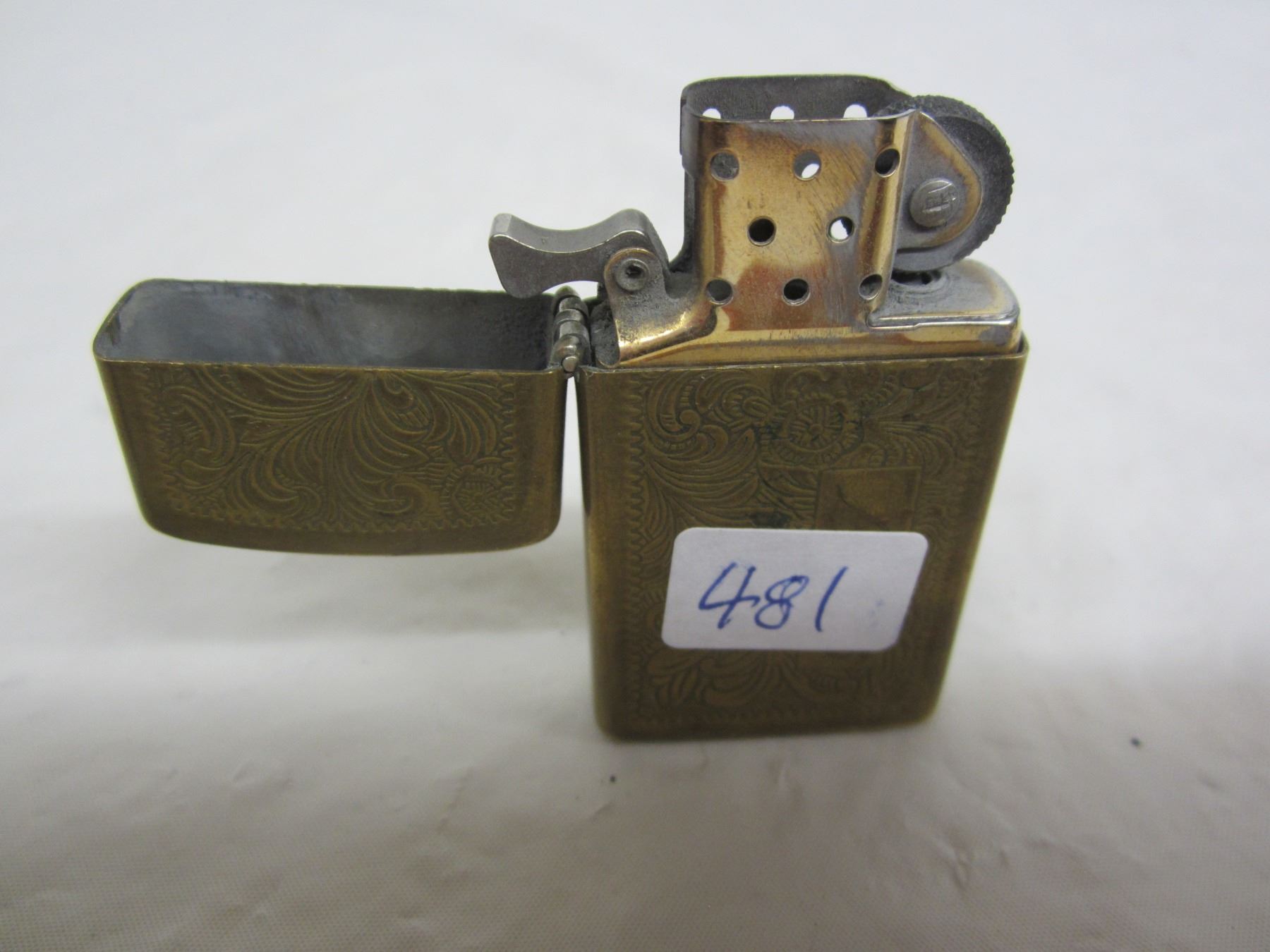 Vintage Brass Zippo Lighter
