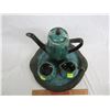Image 2 : Blue Mountain Tea Pot ,Creamer, Sugar and Tray no damage