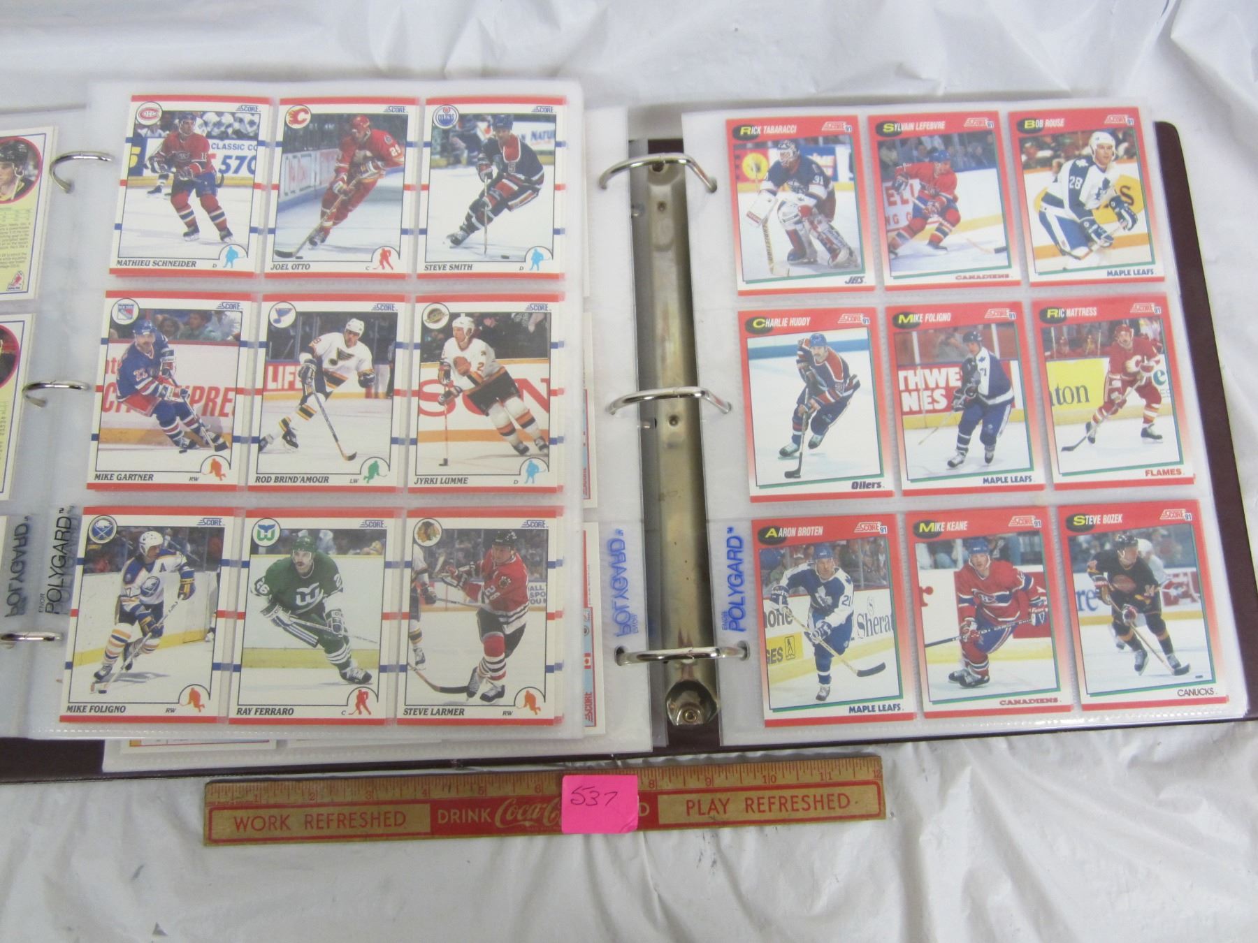 2 Complete Hockey Card sets of Score Hockey 19901991 and 19911992