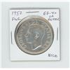 Image 1 : 1952 Full Water Lines Silver Dollar. The last issue of George VI. EF-40 or better. Nice.