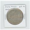Image 1 : 1952 No Water Lines Silver Dollar. The last issue of George VI. EF-40. Nice.