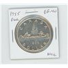 Image 1 : 1955 Full Water Line Silver Dollar. EF-40. Nice.
