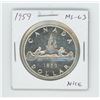 Image 1 : 1959 Silver Dollar. MS-63. Nice.