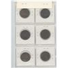 Image 2 : Lot of 6 Canadian Victorian Large Cents: 1859 Narrow 9, 1876H, 1882H Obverse 1, 1884, 1896 & 1900H. 