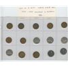 Image 1 : Lot of 15 different Canadian World War II coins 1939 – 1945. Includes all cents and nickels includin