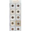Image 1 : Lot of 10 different Lustrous Canadian Small Cents. Includes 1940, 1947, 1951, 1953 NSF, 1954 SF, 195