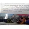 Image 3 : 2005 Official First Day Saskatchewan Centennial 25 cents coin. Mintage of only 7,000 world-wide. Hou