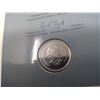 Image 4 : 2005 Official First Day Saskatchewan Centennial 25 cents coin. Mintage of only 7,000 world-wide. Hou