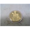 Image 1 : Hermes with the infant Dionysos. From the Ancient Greece medals series. A beautiful gold-plated bron