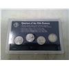 Image 2 : Canadian Quarters of the 20th Century. Set of 4 includes George V, George VI, Elizabeth (silver) and