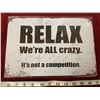 Image 1 : Relax Sign