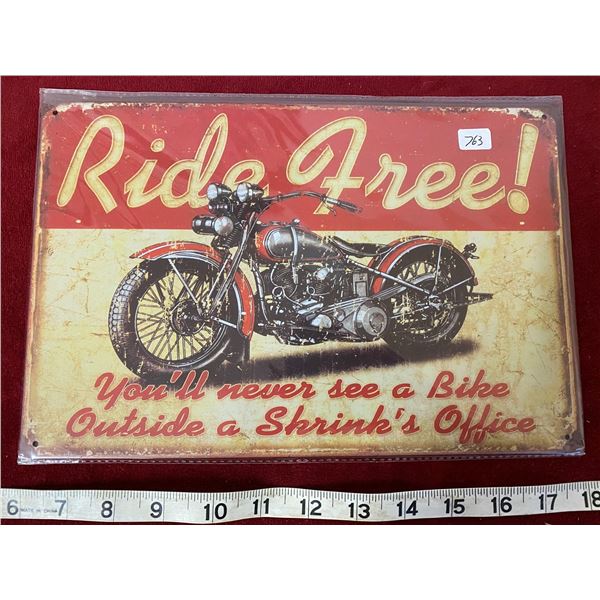 Ride Free Sign