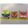 Image 1 : 3 antique typewriter ribbon containers (2 tins 1 box) Peerless has ribbon inside