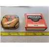 Image 3 : 3 antique typewriter ribbon containers (2 tins 1 box) Peerless has ribbon inside