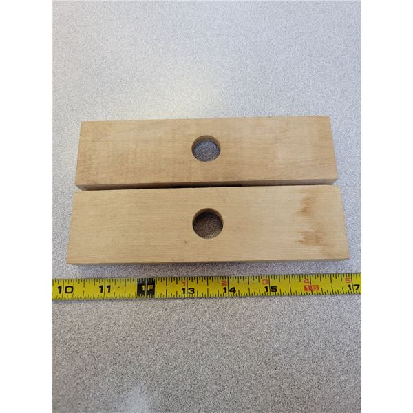 NOS never used 2 pieces form a cross for the bottle of a Dasher for a crock-type butter churn 1940's