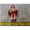 Image 2 : Old rubber doll, Pyrex bottle, reliable doll bottle, Carter's little liver pills bottle
