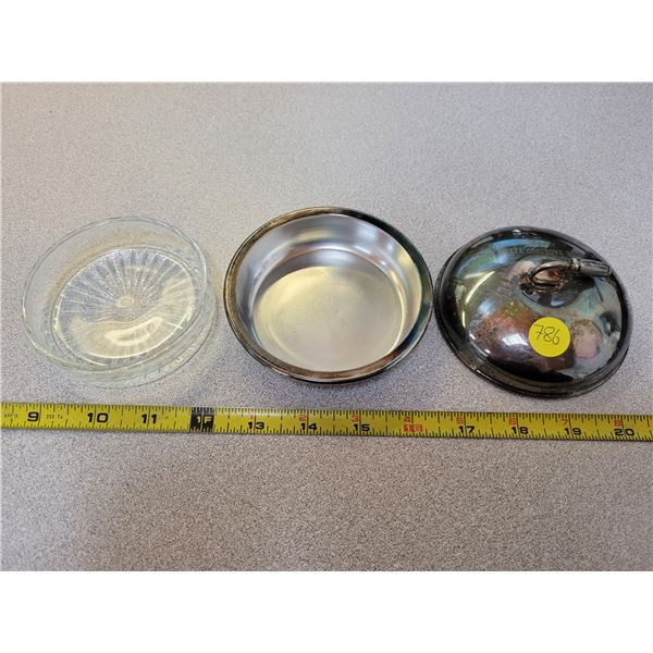 Estevan curling club ash tray - Presented to Pete Crosgrove - third