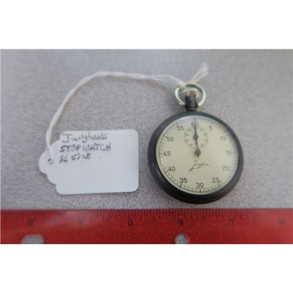 Junghans size 16 stop watch