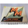 Image 1 : MM food store decal 9" X 12"