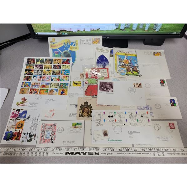 Postal 1st day covers - flight, Christmas & more