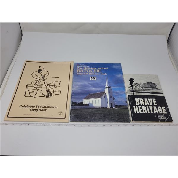 3 Saskatchewan history books - 1 by George Shepherd