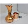 Image 3 : 2 solid copper pieces (Mug & pitcher)