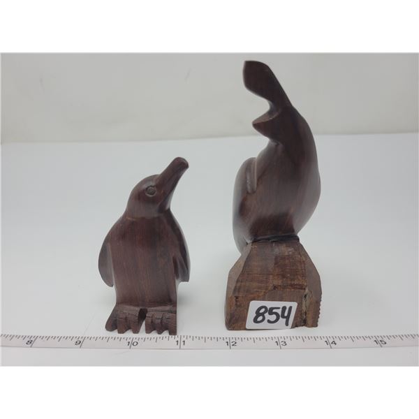 Ironwood quail & penguin
