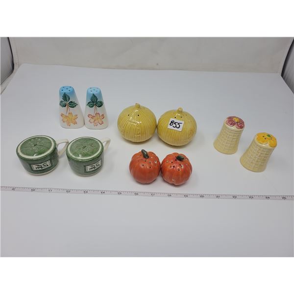 5 sets salt & pepper: California, Germany, Japan