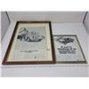 Image 1 : 2 VW car ads, framed