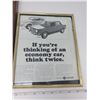 Image 3 : 2 VW car ads, framed