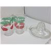 Image 3 : Vintage pitcher & 5 juice glasses & juice extractor