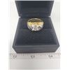 Image 1 : 14K Gold Electro Plated men's ring - size 10.5