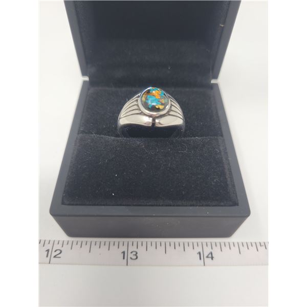 Copper & silver ring size 9