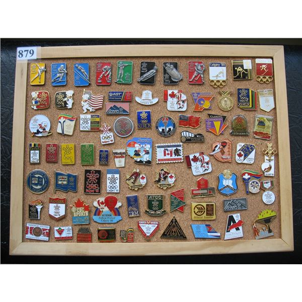 1988 CALGARY OLYMPIC PINS - Lot of 75 Different