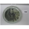 Image 1 : 4 3/4 inch PLATE - QUEEN ELIZABETH on Horseback - Side Saddle